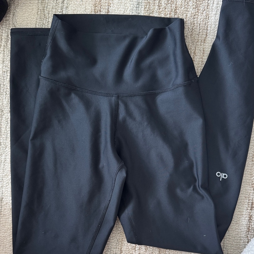 ALO Yoga Jet Black High-Waist Leggings